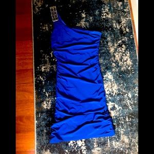 Blue Deb one strap dress